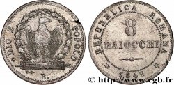 ITALIA - REPÚBLICA ROMANA 8 Baiocchi  1849 Rome