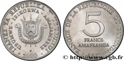 BURUNDI 5 Francs 1980 