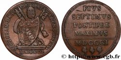 ITALY - PAPAL STATES - PIUS VII (Barnaba Chiaramonti) 1 Baiocco 1801 Rome