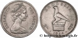 RHODÉSIE 2 1/2 Shillings (25 Cents) antilope des sables 1964 