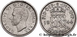 UNITED KINGDOM 6 Pence Georges VI 1944 