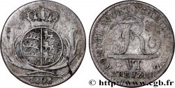 ALLEMAGNE - WURTEMBERG 6 Kreuzer Frédéric Ier 1808  TB+ 