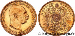 AUSTRIA - FRANZ-JOSEPH I 10 corona en or, 4e type 1911 Vienne