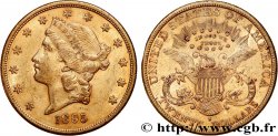 OR, PALLADIUM ET PLATINE INVESTISSEMENT 20 Dollars &nbsp;Liberty&nbsp; 1895 San Francisco