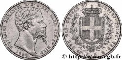 ITALY - KINGDOM OF SARDINIA - VICTOR-EMMANUEL II 5 Lire  1850 Turin