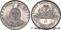 HAITI 10 Gourdes Proof Sitting Bull Sioux  1971 