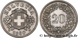 SUISSE 20 Centimes (Rappen) 1850 Strasbourg - BB