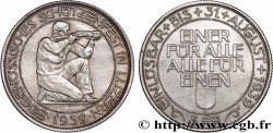 SUISSE 5 Francs Tir de Lucerne (Luzern) 1939 Berne
