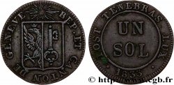 SCHWEIZ - REPUBLIK GENF 1 Sol 1833 