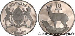BOTSWANA 10 Pula proof Oréotrague 1978  SPL 