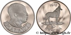 MALAWI 10 Kwacha Proof antilope 1978  MS 