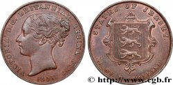 ISLA DE JERSEY 1/13 Shilling Reine Victoria 1851 