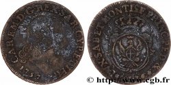 DUCHY OF SAVOY - CHARLES-EMMANUEL III 7 sols de demi (soldi 7.6) 1757 Turin