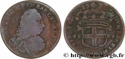 DUCHY OF SAVOY - CHARLES-EMMANUEL III 2.6 sols, 1er type (2.6 soldi) 1735 Turin