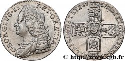 GREAT-BRITAIN - GEORGE II 6 Pence  1757 