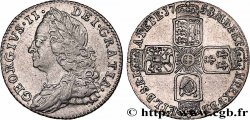 ROYAUME-UNI 6 Pence Georges II 1758 