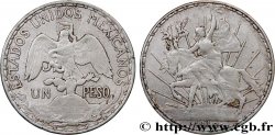 MESSICO 1 Peso Liberté à cheval  1910 Mexico