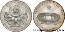 CORÉE DU SUD 5000 Won Proof XXIV olympiade Séoul 1988 stade Olympique 1987 