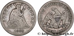 ÉTATS-UNIS D AMÉRIQUE 1/4 Dollar 1858 Philadelphie