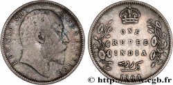 BRITISCH-INDIEN 1 Roupie Edouard VII 1904 Calcutta