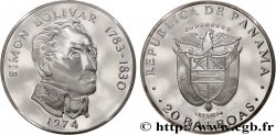 PANAMA 20 Balboas Simon Bolivar 1974  MS 
