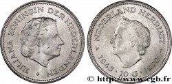 NIEDERLANDE 10 Gulden 25e anniversaire de la libération 1970 Utrecht