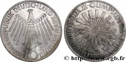 GERMANY 10 Mark XXe J.O. Munich “IN DEUTSCHLAND” 1972 Karlsruhe