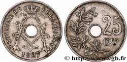 BELGIUM 25 Centimes Albert Ier 1927 