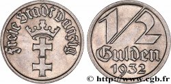 DANTZIG - VILLE LIBRE DE DANTZIG 1/2 Gulden 1932 