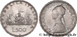 ITALIE 500 Lire “caravelles” / dame du style de la renaissance 1959 Rome