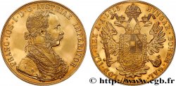 AUTRICHE 4 Ducats, refrappe moderne François Joseph  1915 