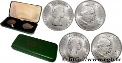 UNITED KINGDOM Set 2 x Specimen 1 Crown Winston Churchill 1965  MS 