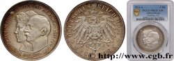 ALLEMAGNE - ANHALT 5 Mark Proof Frédéric II et Marie 1914 Berlin SUP62 PCGS