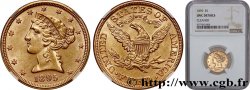 ÉTATS-UNIS D AMÉRIQUE 5 Dollars  Liberty  1895 Philadelphie