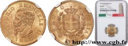 ITALIEN - ITALIEN KÖNIGREICH - VIKTOR EMANUEL II. 10 Lire 1863 Turin