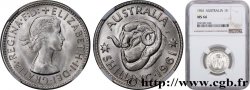AUSTRALIE 1 Shilling Elisabeth II 1961 