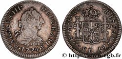 MEXIQUE 1/2 Real Charles III 1774 Mexico