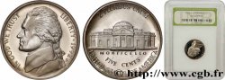 STATI UNITI D AMERICA 5 Cents Proof président Thomas Jefferson / Monticello 1992 San Francisco - S