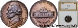ESTADOS UNIDOS DE AMÉRICA 5 Cents Président Thomas Jefferson / Monticello Proof 1963 Philadelphie