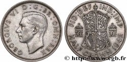 REGNO UNITO 1/2 Crown Georges VI 1942 