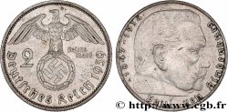 ALLEMAGNE 2 Reichsmark Maréchal Paul von Hindenburg 1939 Berlin