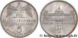 GERMANIA 5 Mark Centenaire du parlement allemand 1971 Karlsruhe