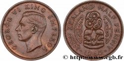 NUOVA ZELANDA 1/2 Penny George VI 1940 