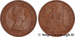 ROYAUME-UNI 1 Penny Elisabeth II 1967  TTB+ 