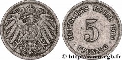 ALEMANIA 5 Pfennig 1906 Karlsruhe