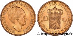 GOLD, PALLADIUM & PLATINUM INVESTMENT 10 Gulden 4e type Wilhelmina 1932 Utrecht