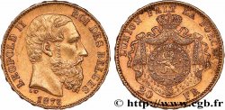 GOLD, PALLADIUM & PLATINUM INVESTMENT 20 Francs Léopold II 1876 Bruxelles