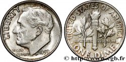 UNITED STATES OF AMERICA 1 Dime(10 Cents) Roosevelt 1959 Philadelphie