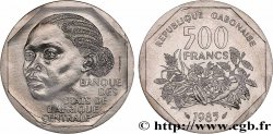 GABON Essai de 500 Francs femme africaine 1985 Paris