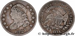 ÉTATS-UNIS D AMÉRIQUE 10 Cents (1 Dime) type “capped bust”  1827 Philadelphie